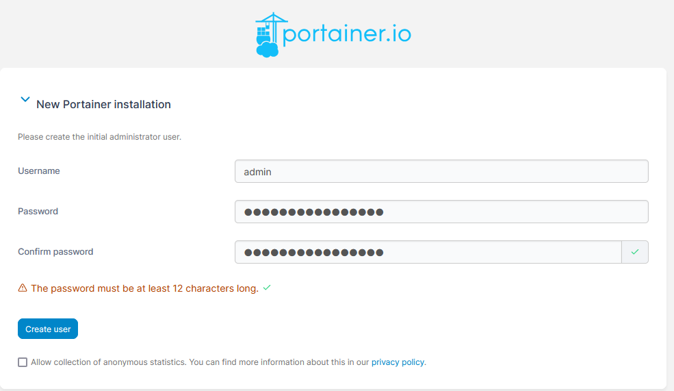 portainer install2