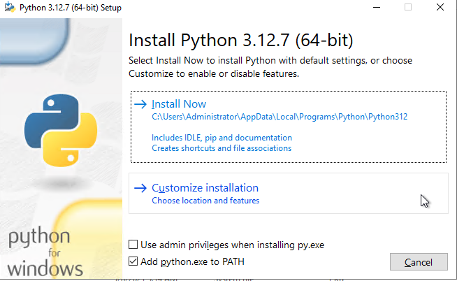 Python install1